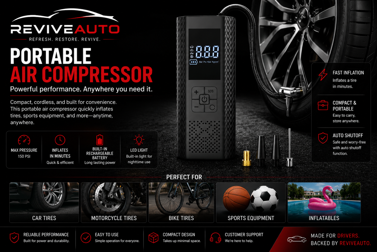 ReviveAuto TurboPump™ Pro