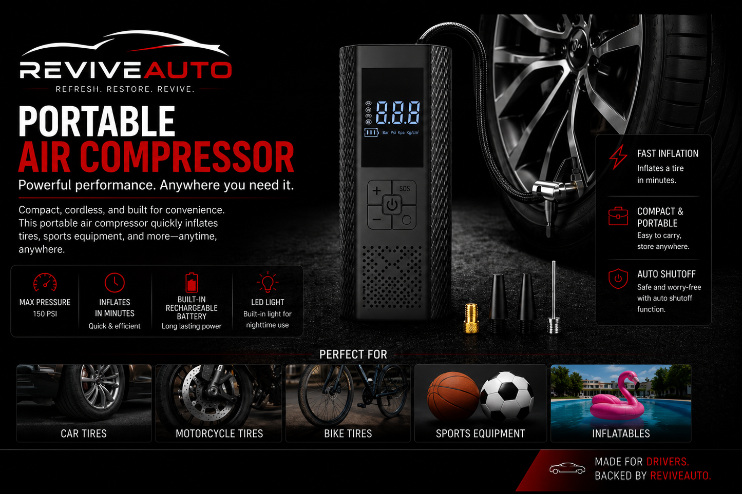 ReviveAuto TurboPump™ Pro